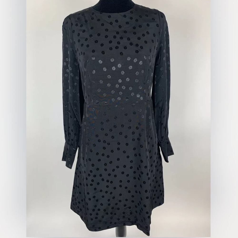 J.Crew NWT Shift Dress Jacquard Floral Dot A-Line 8